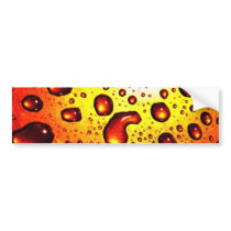 Red Rain Drops Bumper Stickers
