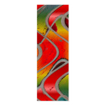 red rainbow bookmark business cards