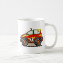 Red Rally Car Mugs