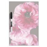 Red Ranunculus dry erase boards