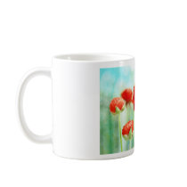 Red Ranunculus Flowers mugs