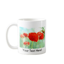 Red Ranunculus Flowers mugs