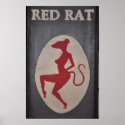 Red Rat Pub Sign posters