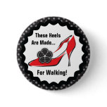 Red Red Heels Pinback Buttons