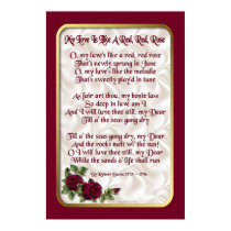 Red Red Rose posters by Spice Red Red Rose posters