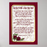 Red Red Rose Posters