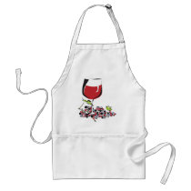 Red, Red Wine aprons