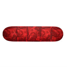 Red Reflections Skateboard - Customizable