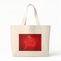 Red Reindeer bags by perfectpostage Red Reindeer bags