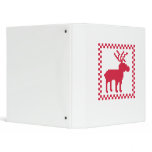 Red reindeer binders