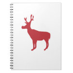 Red Reindeer Notebook