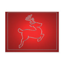 Red Reindeer postcards