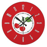 Red Retro Cherry Wallclocks
