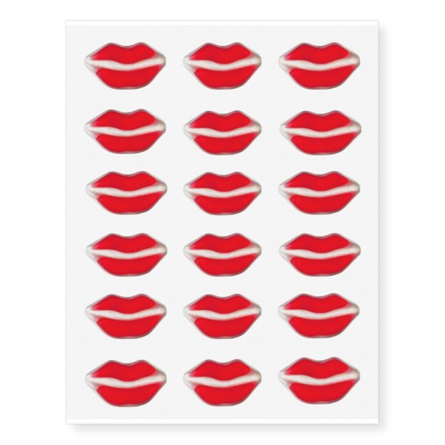Red Retro Lips