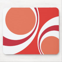 red retro mousepads