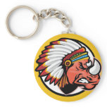 Red Rhinos key chain