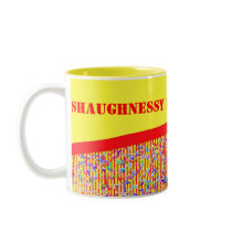 Red Ribbon and Candy Sprinkles Custom Mug mugs