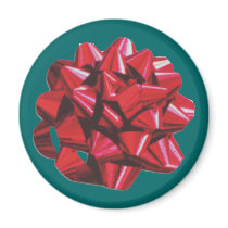 Red Ribbon Bow magnets by azac69 Red Ribbon Bow magnets