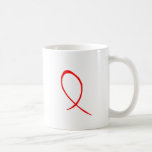 Red Ribbon Customizable Mug