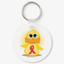 Red Ribbon Duck keychains