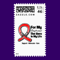Red Ribbon For My Hero My Boyfriend postage