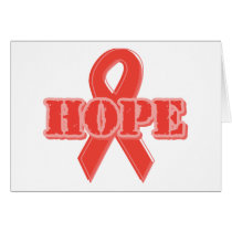 Red Ribbon - Hope cards