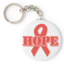 Red Ribbon - Hope keychains