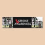 Red Ribbon Inspiration Bumper Sticker