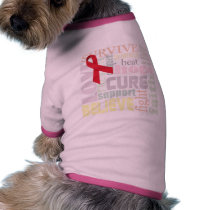 Red Ribbon Inspiration pet clothing