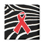 Red Ribbon Fridge Magnet