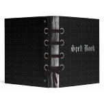 Red Ribbon Spell Book Goth Binder