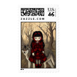 "Red Riding Hood in Autumn" Stamp