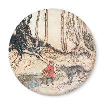 Red Riding Hood Fridge Magnets