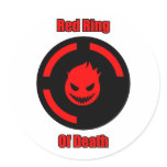 Red Ring of Death Sticker