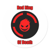Red Ring of Death stickers by HaynzDesigns Red Ring of Death stickers