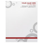 red rings custom letterhead