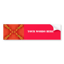 Red Ripple bumper stickers