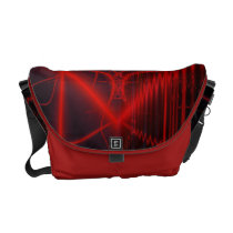 Red Ripples Rickshaw Messenger Bag messenger bags