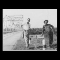 Red River Bridge postcards