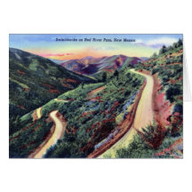 Red River New Mexico Greeting Cards