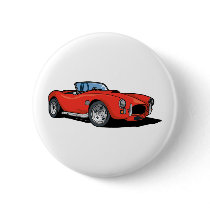 Red Roadster buttons by hotrodshirts Red Roadster buttons