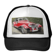 Red Roadster Mesh Hat