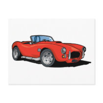 Red Roadster postcards