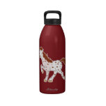Red Roan Appaloosa Horse Liberty Water Bottle