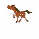 ladies_casual_tshirt - Perfect for the horse lover, our Red Roan color horse shirts are completely customizable!