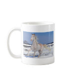 Red Roan in Snow Coffee Mugs