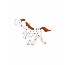 Red Roan Spotted Appaloosa t-shirts by wackyartchick Red Roan Spotted Appaloosa t-shirts