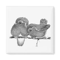 Red Robins Magnets