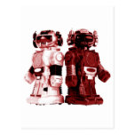 red robots postcard