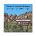 Red Rock Canyon 2" Magnet by koolasvegan Red Rock Canyon 2" Magnet